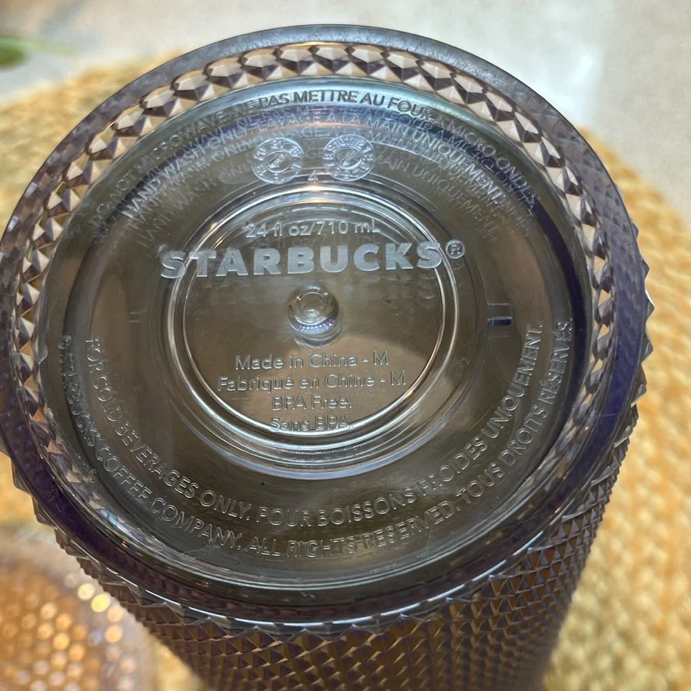 Starbucks studded silver